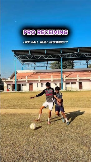 ⚽️ RECEIVE LIKE A PRO! Master the art of receiving passes with these expert tips! #football #shorts