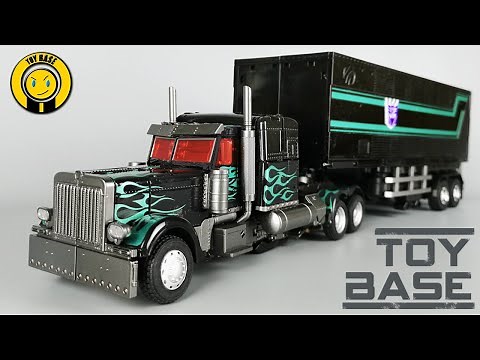 【Nemesis Prime】Transformers Movie Series WeiJiang LT02B Black Optimus Prime Truck Robot Toys