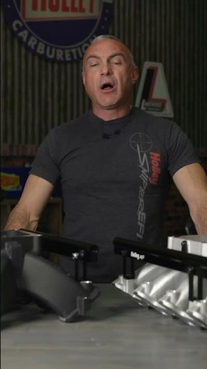 Holley Split-Design Single Plane Intake Manifold - GM LS1/LS2/LS6