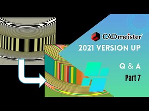 CADmeister2021 version up (Q&A) - How to setting zebra mapping command?