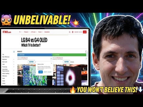 LG G4 vs LG B4 OLED TV Comparison 2026 Best Picture Quality and Performance Guide