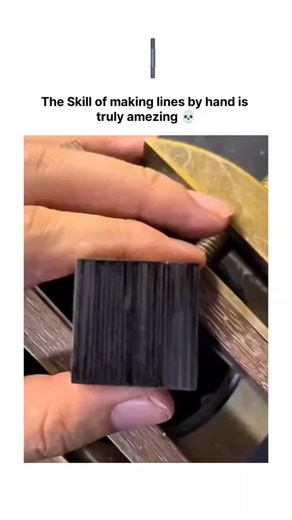 International Reel Hub on Instagram: "The post features a 19-second video of an artisan meticulously carving precise grid lines into a small wooden plaque using a handheld chisel, showcasing exceptional manual dexterity for creating intricate patterns without machinery. Posted on February 5, 2026, by @angelypas , it has garnered 264 likes and 228 replies, mostly from Indonesian users praising the "satisfying" and "insanely skilled" craftsmanship in exclamatory comments. This technique exemplifie