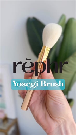 Sofia Papastamelos on Instagram: "The NEW @rephr.to Yosegi brush for holiday 2025. Available from rephr on October 27th for $89. A first of its kind handmade creation using traditional Japanese techniques. The artisanal handle is made from maple and walnut using an art form called “Yosegi”, from which the brush gets its name. The handle engravings are all intricately painted by hand. The 24k gold plated ferrule holds together the softest premium goat hair bristles, perfect for applying powder pr