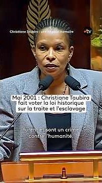 Taubira Law: her historic speech on slavery at the National Assembly