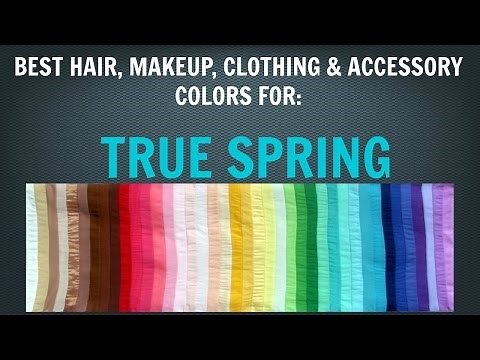 Spring Color Palette: Best Hair, Makeup, Outfit Colors - Warm Skin Tone / Undertone - Color Analysis