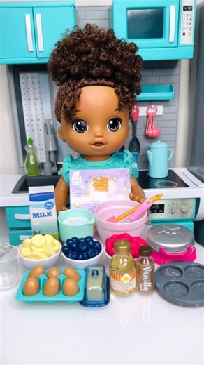 Kelise and Kylie on Instagram: "Baby Alive Doll Making Pancakes For Breakfast #babyalivedolls #dolls"