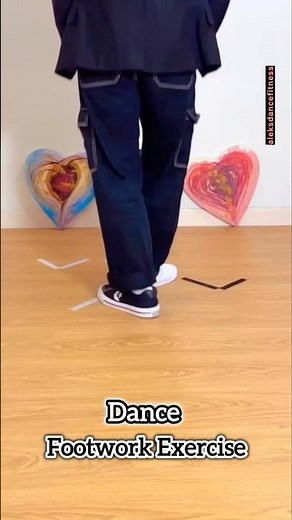 Shuffle + Hiphop Footwork Exercise for Beginners 🕺
