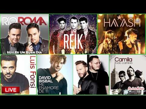 HA ASH, JESSE Y JOY, SIN BANDERA, REIK, CAMILA, YURIDIA, MANÁ, RÍO ROMA MIX ÉXITOS ROMÁNTICOS