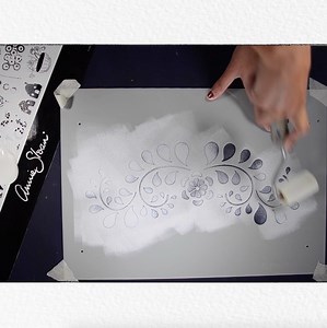 15K views · 443 reactions | A closer look at the second of my two new stencils which are available now (as always, be sure to check stock supplies with your local Annie Sloan Stockist). This is Faux Bone Inlay, inspired by traditional Indian furniture. Use with Old White and Pearlescent Glaze for an authentic - and beautiful - mother of pearl look. See more my our website: https://www.anniesloan.com/product/stencils/faux-bone-inlay/ | Annie Sloan | Facebook