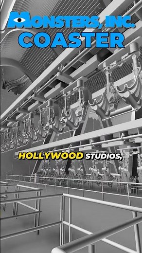 Monsters, Inc Coaster FIRST LOOK! 😱💙💚 Coming to Disney World! #shorts