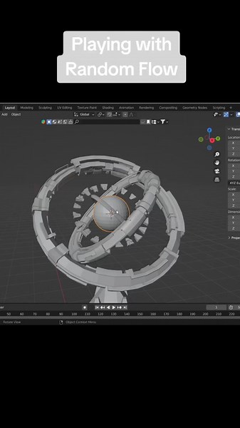 Random Flow . . . . . #blender #fypシ #fyp #trending #randomflow #blenderanimation