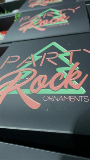 Start your party early with Party Rock Ornaments! New ornaments on the way! 🎄 #fyp #foryoupage #Party #Rock #ornaments #holiday #new