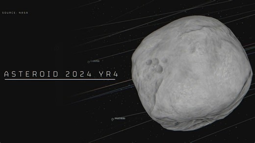 Tracking asteroid that could hit earth in 2032