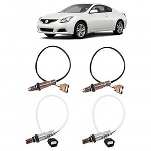 Set of 4 Oxygen O2 Sensor Upstream & Downstream, Compatible with Infiniti JX35 2013 QX60 2014, Nissan Altima Pathfinder Quest 3.5L 2013-2014, EGO Lambda Air Fuel Ratio (AFR) Sensor