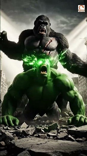 Kong vs Hulk dramatic battles