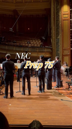 NEC Prep on Instagram: "NEC’s Preparatory School celebrated 75 years with a day of performances and community activities, all culminating in a spirited and uplifting concert in Jordan Hall. 🎶"