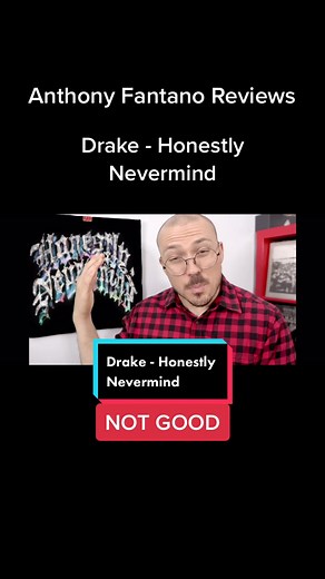 Anthony Fantano is on Youtube @ theneedledrop & fantano ❤️ #music #review #drake #honestlynevermind