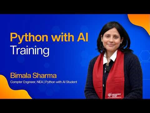 Exploring AI with Python: Bimala Sharma and NEA Team’s Learning Journey