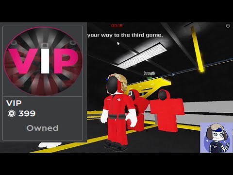 Buying the VIP Gamepass in SQUID GAME [Red Light, Green Light BACK UP! by slugfo] (GUARD PLAYER)