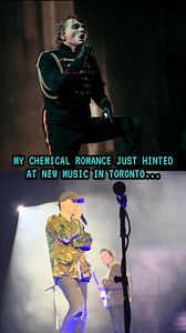 10K views · 377 reactions | My Chemical Romance just hinted at new music during their Toronto show at Rogers Centre this weekend… When frontman Gerard Way realized he had revealed too much, he tried covering it up with robot noises. Is a 5th album from MCR on the way? Is MCR5 real?! Live photos  @jwebmusic for Common Revolt #mychemicalromance #gerardway #mcredit #longlivetheblackparade | Common Revolt | Facebook