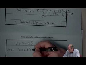 Thermodynamics: Boundary Work; Polytropic Processes; 1st Law for Closed Systems (7 of 25)