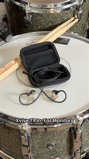 Trying new T9 in-ear monitors from Xvive