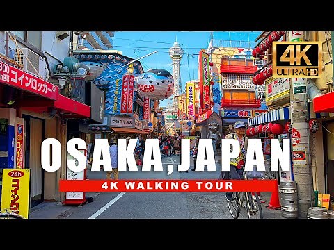 DISCOVER Osaka, Japan and the Mind-Blowing Secrets of Dotonbori District! 4K HDR - 60 fps