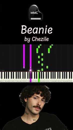 Beanie by Chezile piano cover /tutorial + sheet music & lyrics