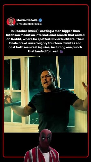 When filming In Reacher (2025), Alan Ritchson shared a bizarre moment with his rival