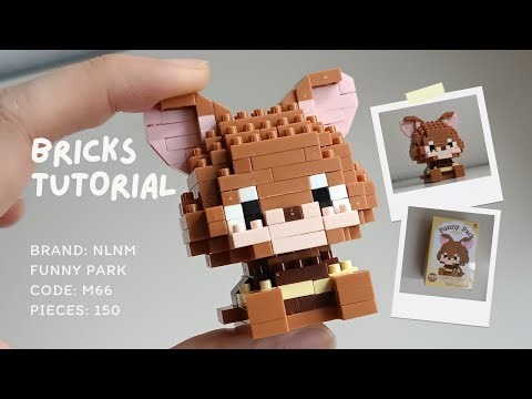 How to Build Jerry Mouse NLNM Funny Park M66 (150 Pieces) Step by Step Building Block Tutorial