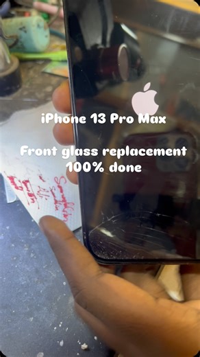 Tariful on Instagram: "iPhone 13 Pro Max front glass replacement done"