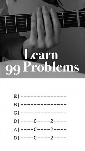 Learn 99 Problems by Jay-Z #guitarlesson #guitartutorial #99problems
