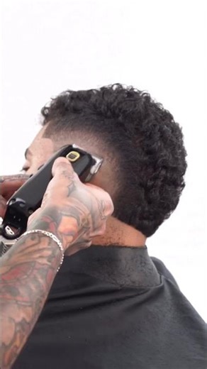 Mohawk Burst Fade Tutorial | Clippers & Lineup Technique #fade #barber #haircut