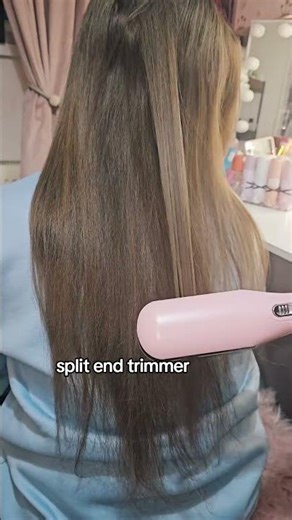 Trying the viral split end trimmer! #splitends #hair #fyp