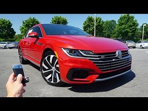 2019 Volkswagen Arteon 2.0T SEL Premium R-Line: Start Up, Walkaround, Test Drive and Review