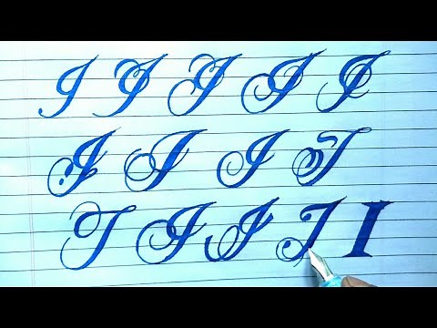 How to write stylish Letter i | in different ways |Alphabets i stylish writing | RUA sign writing