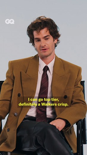 “Any kind of British crisp, I would say, is top tier.” We asked October cover star Andrew Garfield to rank his favourites. | British GQ
