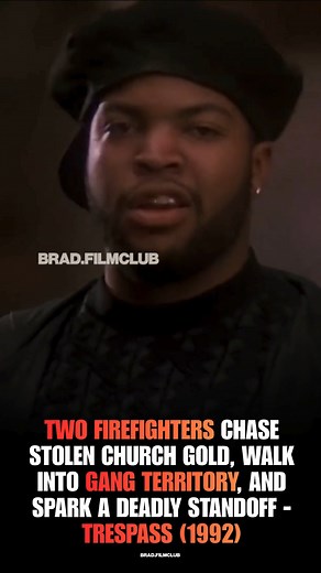 Brad’s Film Club🎥🍿🇬🇩 on Instagram: "Trespass (1992) is one of those films that sneaks up on you. Two firefighters chasing a hidden stash end up trapped in a shut down factory with a local crew who are not giving up their territory. It’s gritty, tense, and way better than people remember. One of those deep cuts that hits harder today. #Trespass1992 #BradFilmClub #MovieDeepCuts #90sCinema #ForgottenFilms #CultClassics #FilmLovers #HiddenGems"