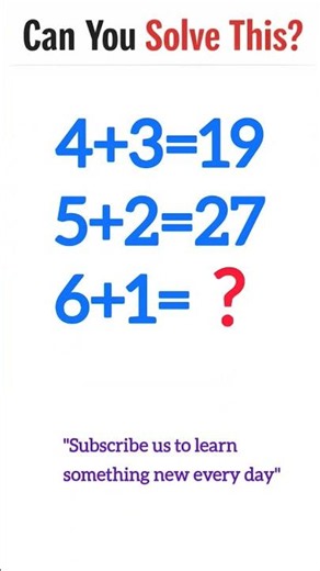 Morning Math Puzzle Challenge ⁉️ #shorts