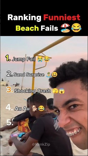 Ranking Funny Beach Fails 🏖😂 #BeachFails #FunnyVideos #EpicFail #LaughOutLoud #Prank #VacationVibes