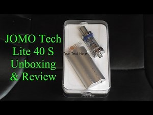 Jomo Tech Lite 40S 40W 2200mAh E-Cigarette Mod Kit Review