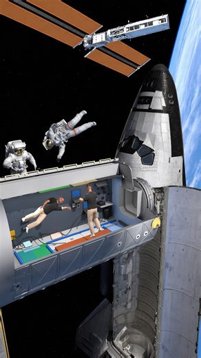 Building the space station truss (and the solar panel tear)