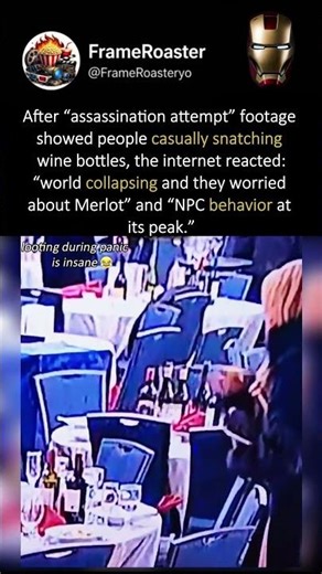 People Grab Wine During Panic… Internet Goes Off #trump