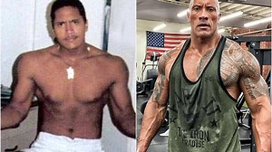 The Rock: Dwayne Johnson's body transformation from teenage years to now is incredible