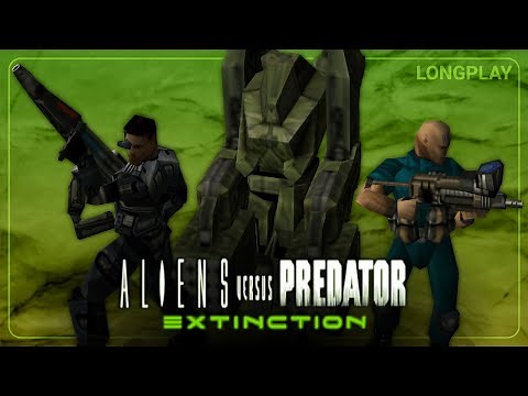 Aliens versus Predator: Extinction (PS2) • Marine campaign • Hard 100% • Longplay 4K UHD