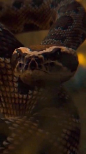 Stunning Close-Up of a Slithering Snake
