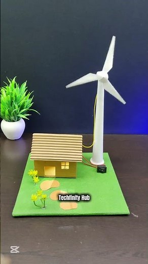 DIY Windmill Working Model | Generate Electricity from Wind #WindmillModel