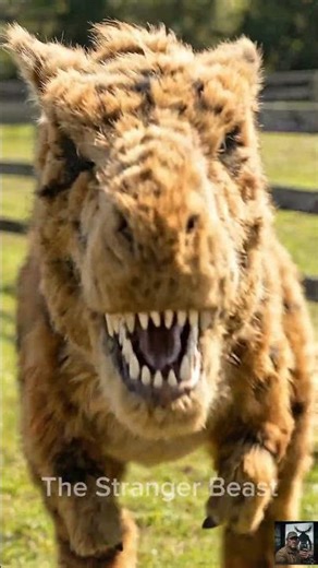 He's soft, but he chooses violence. #trex #dinosaur #animals #viral #shorts