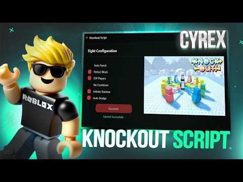 Roblox Knockout! Script – AUTO AIM | AUTO FARM | UNLOCK SKINS | AUTO COMPLETE OBBY | AUTO WIN