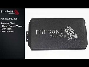 EVAP Canister Skid Plate for 2007 to 2011 JK Wrangler | FB23061 Installation Guide